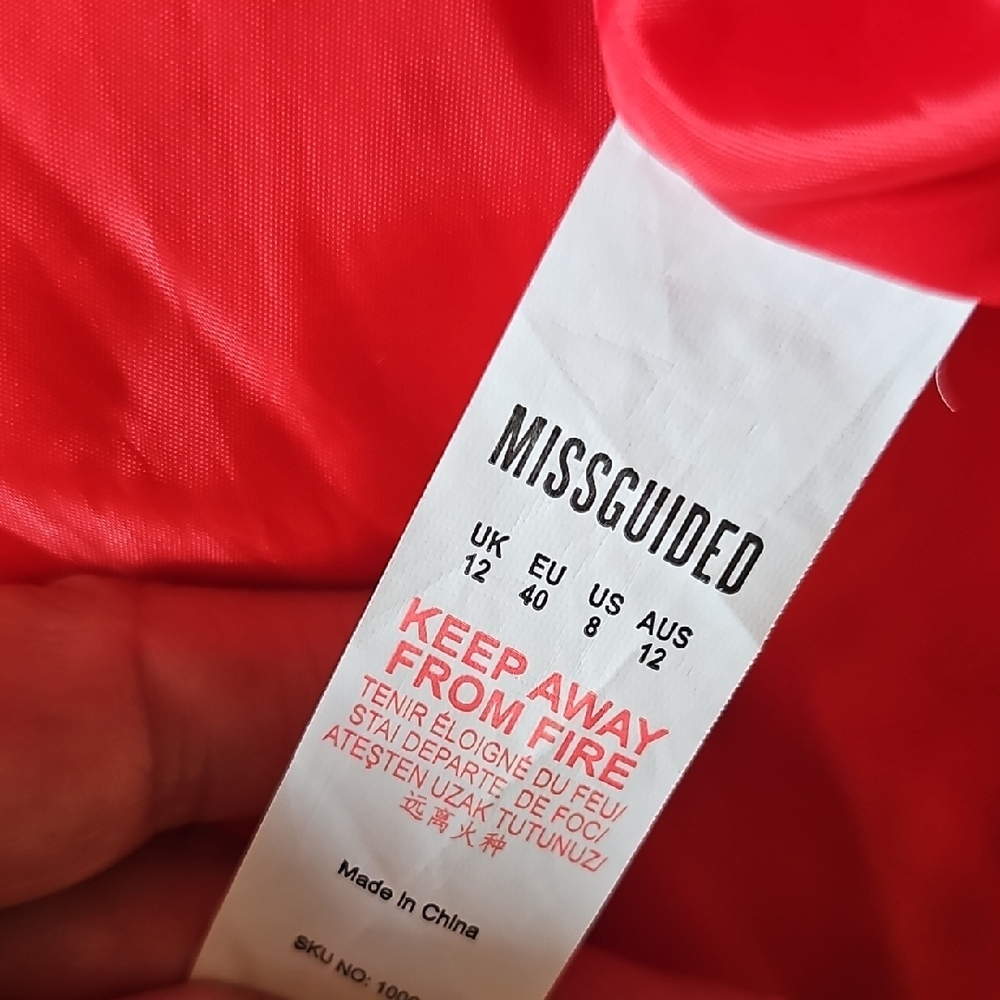 Missguided Red Puffer Jacket - image 7